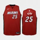 Youth Miami Heat #25 Kendrick Nunn Red Jersey