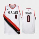 Youth Portland Trail Blazers Damian Lillard Jersey White