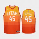 Youth Utah Jazz #45 Donovan Mitchell City Jersey