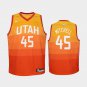 Youth Utah Jazz #45 Donovan Mitchell City Jersey