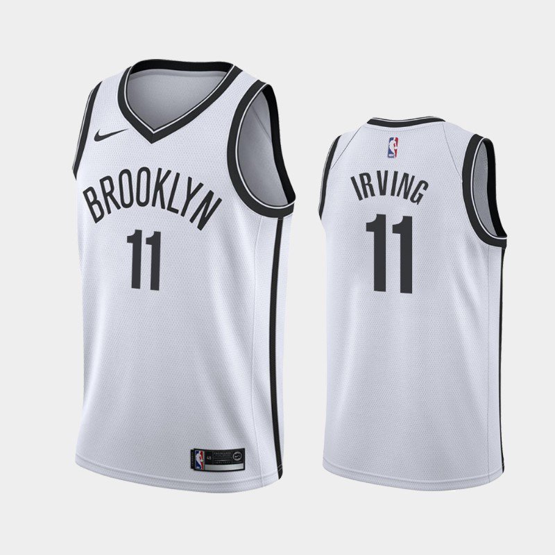 Brooklyn Nets #11 Kyrie Irving White Jersey
