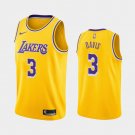 Los Angeles Lakers #3 Anthony Davis Gold Jersey