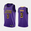 Los Angeles Lakers #3 Anthony Davis Purple City Jersey