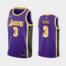 Los Angeles Lakers #3 Anthony Davis Purple Jersey