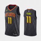 Men's Atlanta Hawks #11 Trae Young Jersey Black