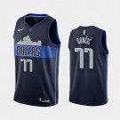 Men's Dallas Mavericks #77 Luka Doncic Jersey Navy