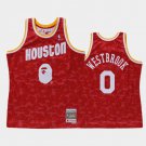 Men's Houston Rockets Red BAPE X Mitchell Jersey