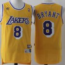 Mens Lakers #8 Kobe Bryant Jersey Yellow