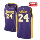 Mens Lakers #24 Kobe Bryant Jersey Purple