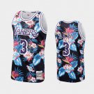 Men's Los Angeles Lakers #3 Anthony Davis Floral Jersey