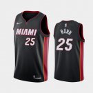 Mens Miami Heat #25 Kendrick Nunn Black Jersey