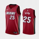 Mens Miami Heat #25 Kendrick Nunn Red Jersey