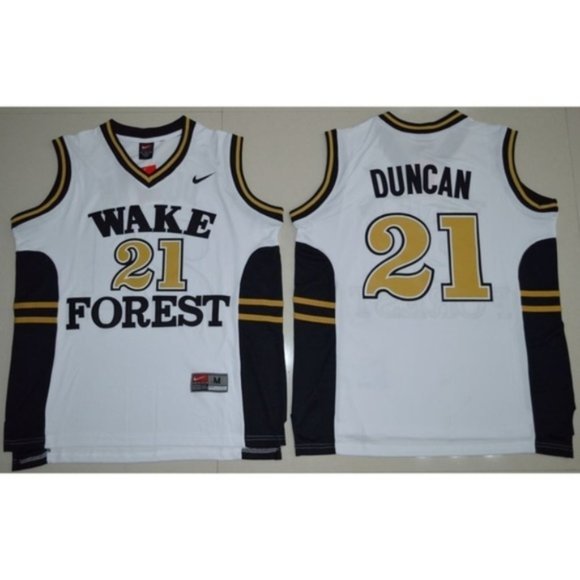 Wake Forest Demon Deacons Tim Duncan Jersey