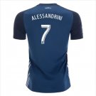 Alessandrini #7 LA Galaxy 2019 Away Jersey Blue Men's Soccer Stadium Shirt Football Tops