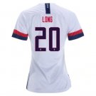 Allie LONG #20 USWNT 2019 Soccer Home Jersey Women's National Team Stadium Shirt WWC Football Tops
