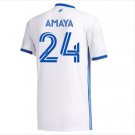 AMAYZ #24 FC Cincinnati Away Soccer Jersey 2020 Men's White Soccer Stadium Shirt