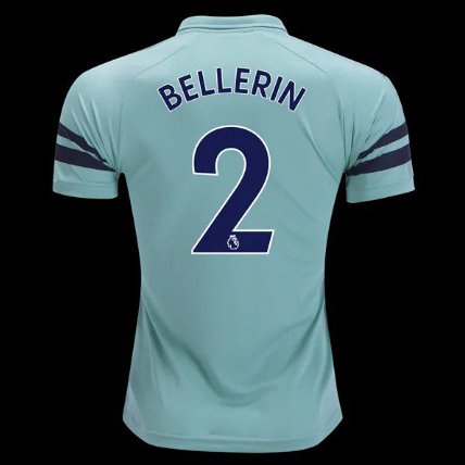 Bellerin 2th Third Soccer Jersey 2018-19,EPL Men's Stadium Soccer Kit