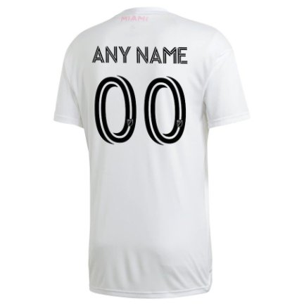 Custom Inter Miami Primary Soccer Jersey 2020 Men's White Soccer Stadium Shirt Football Tops