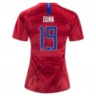 DUNN #19 US Women's National Team 2019 Away Jersey USWNT Stadium Shirt WWC Football Tops