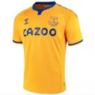 Everton 20 21 Away Soccer Jersey Men's Yellow Football Stadium Shirt Football Tops