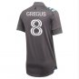 Gregus #8 Minnesota Primary Soccer Jersey 2020 Men's Soccer Stadium Shirt Gray