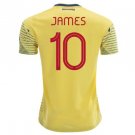James #10 Colombia National Team Home Jersey 2019 Men's Soccer Stadium Shirt