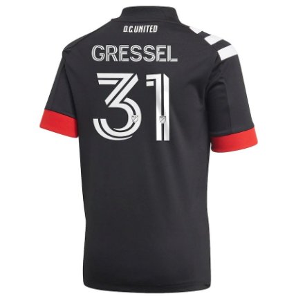 Julian Gressel #31 DC United 2020 Primary Soccer Jersey Men's Stadium Shirt Football Tops