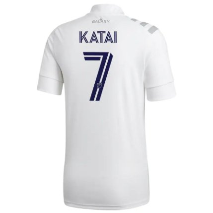 Katai #7 LA Galaxy 2020 Home Jersey White Men's Soccer Stadium Shirt Football Tops