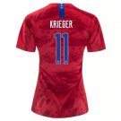 KRIEGER #11 US Women's National Team 2019 Away Jersey USWNT Stadium Shirt WWC Football Tops