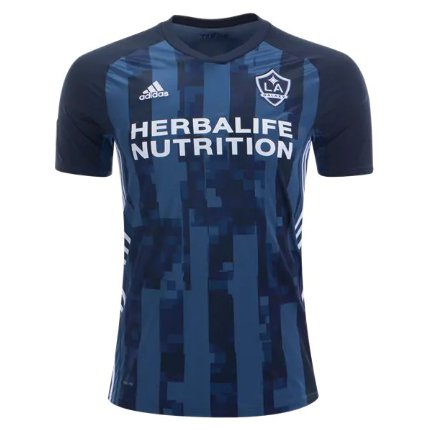 LA Galaxy 2019 Away Jersey Blue Men's Soccer Stadium Shirt Football Tops