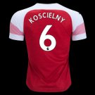 Laurent Koscielny 6 Home Soccer Jersey 2018-19,EPL Men's Stadium Soccer Kit