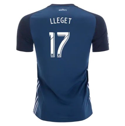 Lleget #17 LA Galaxy 2019 Away Jersey Blue Men's Soccer Stadium Shirt Football Tops