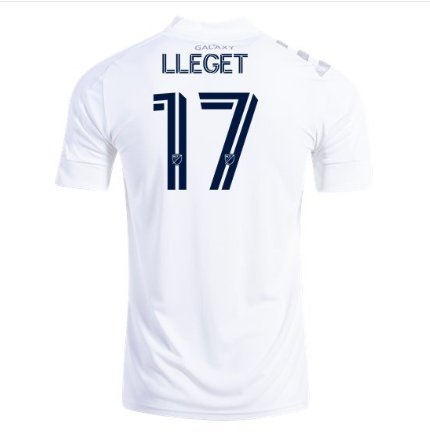 Lleget #17 LA Galaxy Away Soccer Jersey 2020 Men's White Soccer Stadium Shirt Football Tops