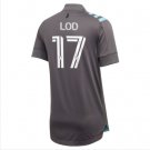 LOD #17 Minnesota Primary Soccer Jersey 2020 Men's Soccer Stadium Shirt Gray