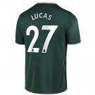 LUCAS 27 Tottenham Hotspur Away Soccer Jersey 20 21 Men's Football Stadium Shirt Soccer Kit