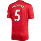 Maguire #5 Manchester United Home Soccer Jersey 20 21 Men's Soccer Stadium Shirt Football Tops