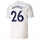 Mahrez 26th Manchester City Third Jersey 20 21 Men's White Football Stadium Shirt