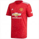 Manchester United Home Soccer Jersey 20 21 Men's Soccer Stadium Shirt Football Tops