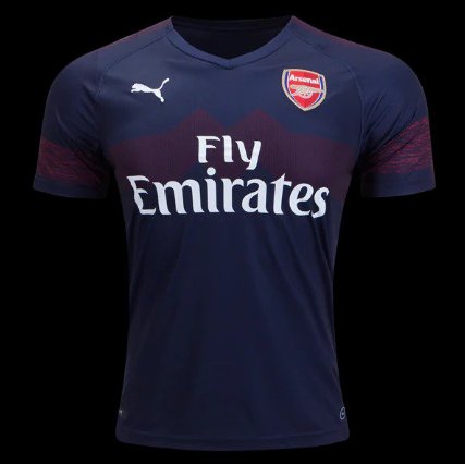 Ramsey 8 Away Soccer Jersey 2018-19,EPL Men's Stadium Soccer Kit