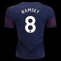 Ramsey 8 Away Soccer Jersey 2018-19,EPL Men's Stadium Soccer Kit