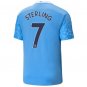 Sterling #7 Manchester City Home Soccer Jersey 20 21 Men's Football Tops Stadium Shirt
