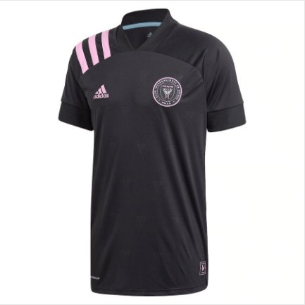TRAPP #6 Inter Miami Secondary Soccer Jersey 2020 Men's Black Soccer Stadium Shirt Football Tops
