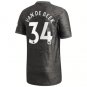 VAN DE BEEK 34 Manchester United Away Soccer Jersey 20 21 Men's Soccer Stadium Shirt Football Tops
