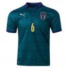 Verratti #6 Italy 2020 Renaissance Third Jersey Soccer Stadium Shirt Football Tops