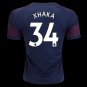Xhaka 34 Away Soccer Jersey 2018-19,EPL Men's Stadium Soccer Kit