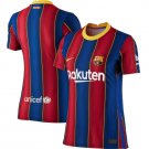 Women's Barcelona FC Home Soccer Jersey 20 21 Women's Soccer Stadium Football Shirt