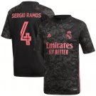 Ramos 4th Real Madrid Third Soccer Jersey 20 21 Men's Stadium Football Shirt Streetwear