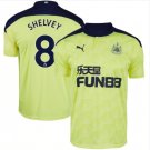 SHELVEY 8 Newcastle United Away Soccer Jersey 20 21 Men's Soccer Stadium Football Shirt