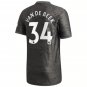 VAN DE BEEK 34 Manchester United 20 21 Away Soccer Jersey EPL Stadium Shirt