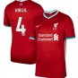 Virgil #4 Liverpool Home Soccer Jersey 20 21 Men's Stadium Football Shirt Soccer Kit